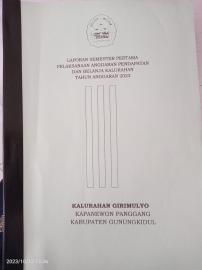 Laporan semster pertama apbkal 2023